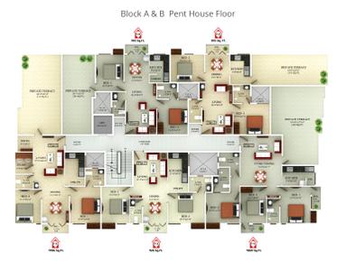 Project Image of 894.0 - 1250.0 Sq.ft 2 BHK Apartment for buy in Saradeuz Ecstasy