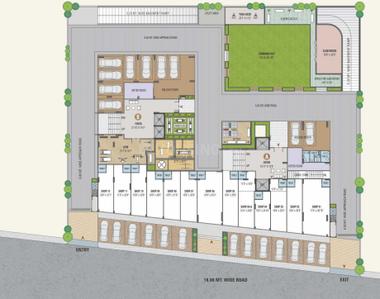 Project Image of 1755.0 - 1980.0 Sq.ft 3 BHK Apartment for buy in Mangal Murti Magnate Pearl