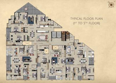 Project Image of 1586.02 - 2439.08 Sq.ft 3 BHK Apartment for buy in Kedias Tulsi