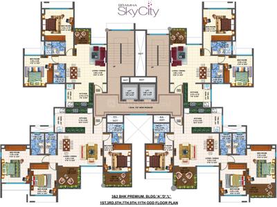 Project Image of 1200 Sq.ft 3 BHK Apartment / Flat for sale in Dhanori for Rs. 8500000