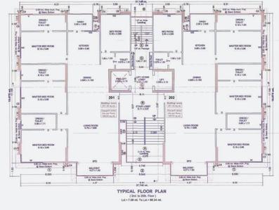 Project Image of 1829.33 - 2008.01 Sq.ft 4 BHK Apartment for buy in Silver Rio Nest B And C