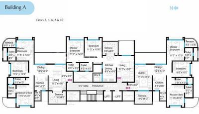 Project Image of 1104.0 - 1915.0 Sq.ft 2 BHK Apartment for buy in Bhandari Aura