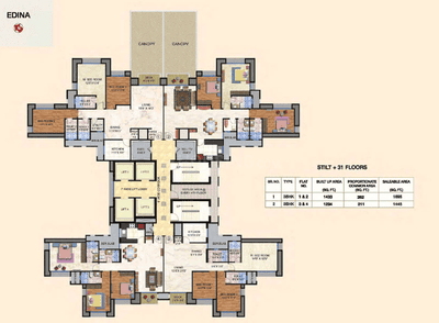 Project Image of 1298 Sq.ft 2 BHK Apartment / Flat for sale in Egattur for Rs. 12200000