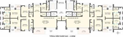 Project Image of 2113.0 - 3628.0 Sq.ft 4 BHK Apartment for buy in Dreams Aryan A B Wings
