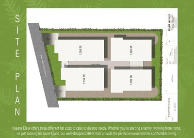 Project Image of 1094.9 - 1259.92 Sq.ft 2 BHK Apartment for buy in Keeana Eleve