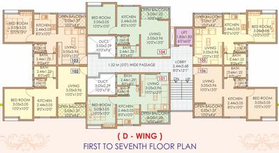 Project Image of 391.0 - 419.0 Sq.ft 1 BHK Apartment for buy in BG Vrundavan Park