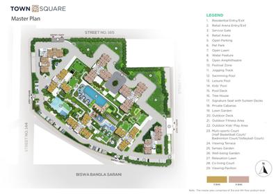 Project Image of 1876 Sq.ft 3 BHK Builder Floor for sale in New Town for Rs. 23900000