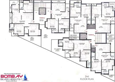 Project Image of 521.73 - 729.15 Sq.ft 2 BHK Apartment for buy in Jenil Bombay Silver Heights 1