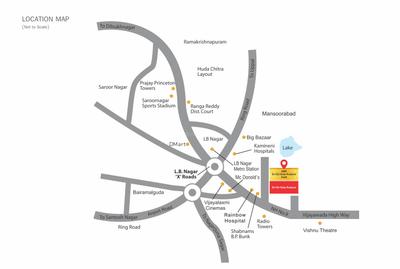 Project Image of 0.0 - 1375.0 Sq.ft 3 BHK Apartment for buy in SNR Sri Kala Kuteers