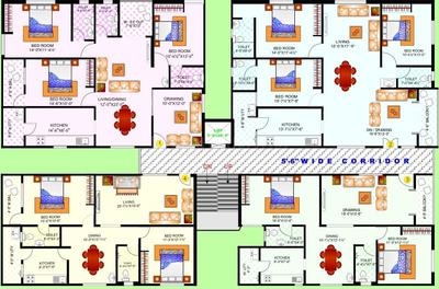 Project Image of 1195.0 - 1700.0 Sq.ft 2 BHK Apartment for buy in Gauthami Pratyusha Kuteer