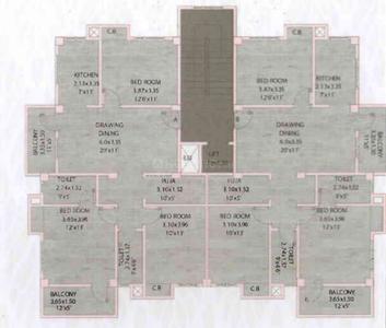 Project Image of 1180.0 - 1540.0 Sq.ft 2 BHK Apartment for buy in Thulai Enclave