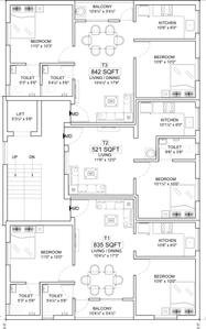 Project Image of 521.0 - 1340.0 Sq.ft 1 BHK Apartment for buy in Sri Rosso Phase 2