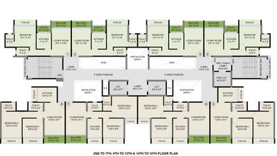 Project Image of 372.11 - 539.49 Sq.ft 1 BHK Apartment for buy in Balaji Blossoms