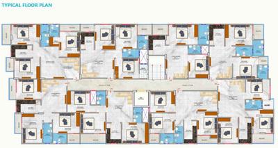 Project Image of 1250.0 - 1400.0 Sq.ft 3 BHK Apartment for buy in Satyam Utopia
