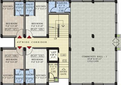 Project Image of 178.0 - 485.0 Sq.ft 1 RK Apartment for buy in Martin Jeevanam Phase 1