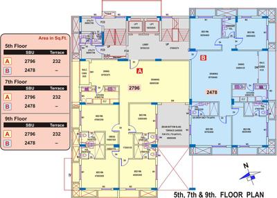 Project Image of 2478.0 - 2796.0 Sq.ft 4 BHK Apartment for buy in PS Premiera