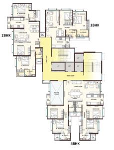 Project Image of 754.0 - 1610.0 Sq.ft 2 BHK Apartment for buy in Ashwin Sheth Vasant Lawns