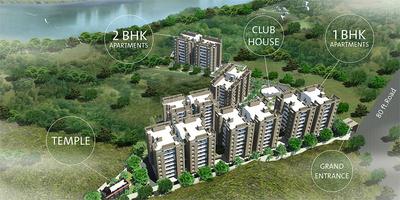 Project Image of 599.01 - 735.18 Sq.ft 2 BHK Apartment for buy in Bhujbal Quadra Town