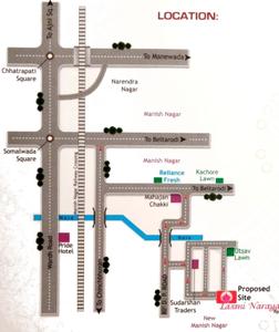 Project Image of 1053 Sq.ft 2 BHK Apartment / Flat for sale in Nava Naroda for Rs. 3651000