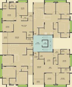 Project Image of 1710.0 - 1764.0 Sq.ft 3 BHK Apartment for buy in Suvidha Eternity