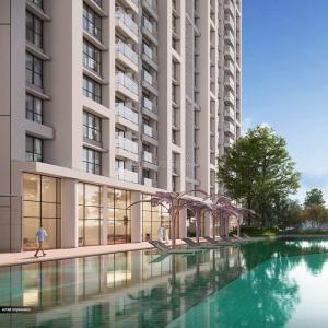 Project Image of 595.35 - 684.69 Sq.ft 2 BHK Apartment for buy in Raymond Ten X Era Raymond Realty Tower A