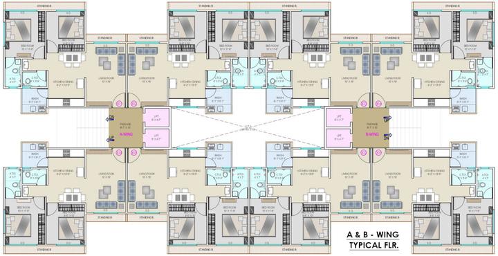 Sahajanand Avenue Cluster Plan 1