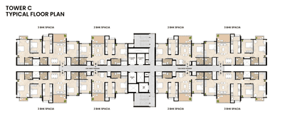 Project Image of 541.97 - 1082.1 Sq.ft 1 BHK Apartment for buy in Mahindra Ivylush Tower C And Tower D