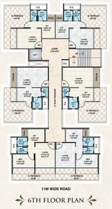 Project Image of 545.0 - 695.0 Sq.ft 1 RK Apartment for buy in Bhaveshwar Varni Dham