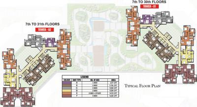 Project Image of 477.0 - 1713.0 Sq.ft 1 BHK Apartment for buy in Prestige Valley Crest