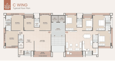 Project Image of 1094.04 - 1458.62 Sq.ft 3 BHK Apartment for buy in Dobaria Swarg