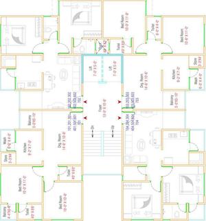 Project Image of 534.54 - 556.6 Sq.ft 2 BHK Apartment for buy in Krishna Orchid