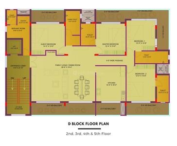 Project Image of 1389.0 - 1700.0 Sq.ft 3 BHK Apartment for buy in Arya Nilaya