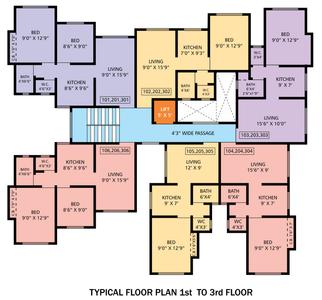 Project Image of 241.0 - 449.0 Sq.ft 1 BHK Apartment for buy in White Moreshwar Apartments