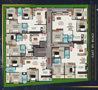 Project Image of 902.0 - 1424.0 Sq.ft 2 BHK Apartment for buy in AM Heritage