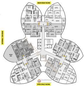 Project Image of 681.89 - 1039.58 Sq.ft 2 BHK Apartment for buy in Krishna Fairmont