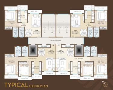 Project Image of 649 Sq.ft 1 BHK Apartment / Flat for sale in Mira Road East for Rs. 7125000