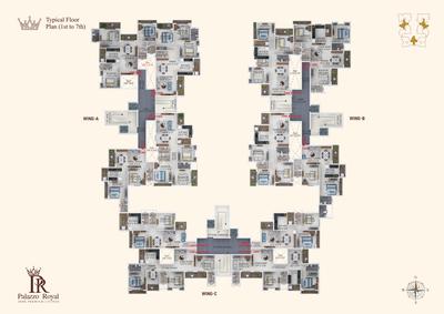 Project Image of 1289.0 - 1785.0 Sq.ft 2 BHK Apartment for buy in Palazzo Royal