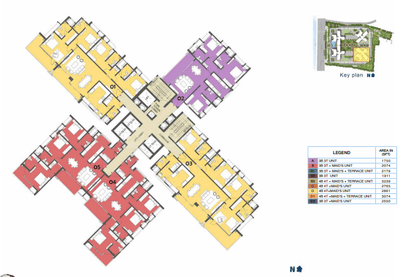 Project Image of 1750.0 - 2861.0 Sq.ft 3 BHK Apartment for buy in Prestige Ocean Pearl