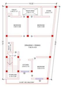 Gold Homes Apartment Gold Homes Apartment Cluster Plan from 1st to 3rd Floor 1