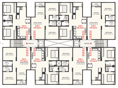 Project Image of 950.0 - 1975.0 Sq.ft 2 BHK Apartment for buy in Akshar Enclave