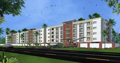 Dynamic Krishna Aashraya Elevation 1