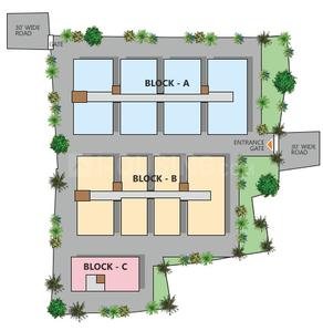 Project Image of 734.42 - 1068.11 Sq.ft 2 BHK Apartment for buy in Satya Green Towers