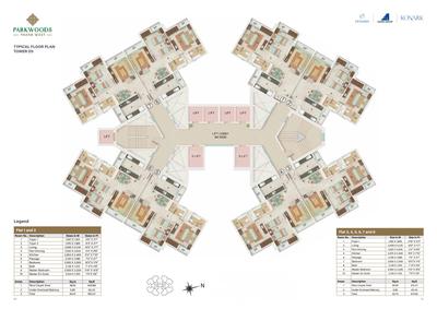 Project Image of 675.0 - 693.0 Sq.ft 2 BHK Apartment for buy in Dynamix Parkwoods D5