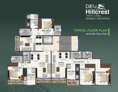 Dev Hill Crest Type B Building Cluster Plan 1