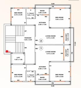 Project Image of 354.67 - 355.53 Sq.ft 2 BHK Apartment for buy in Bhadja Hiteshbhai Saffron Heights