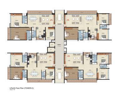 Project Image of 2740 Sq.ft 3 BHK Apartment / Flat for sale in Nagavara for Rs. 37900000