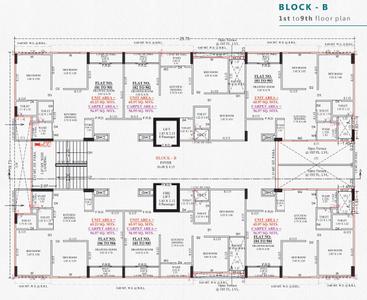 Project Image of 613.22 - 852.39 Sq.ft 2 BHK Apartment for buy in Shree Balaji Satyam Luxuria