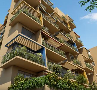 K K Nirman Primus Homes Apartment Elevation 1
