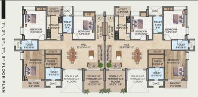 Project Image of 1979.0 - 4045.0 Sq.ft 3 BHK Apartment for buy in Serenity Height