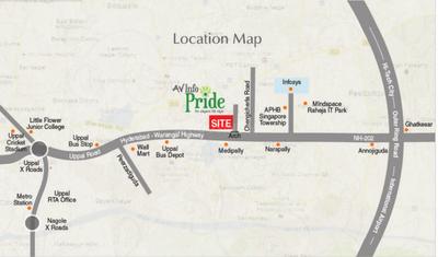 Project Image of 1100.0 - 1790.0 Sq.ft 2 BHK Apartment for buy in AV Info Pride